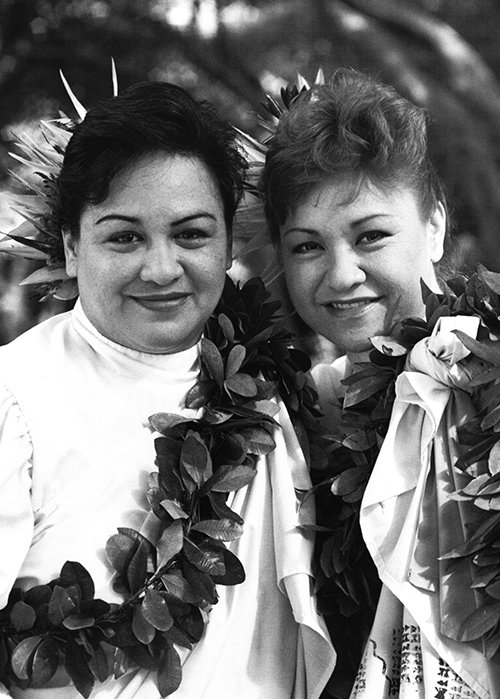 Leialoha Amina and Nani Lim Yap